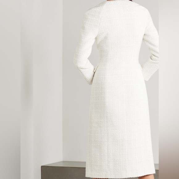 Huishan Zhang Celina Tweed Square-Neck Dress - Picture 3 of 7